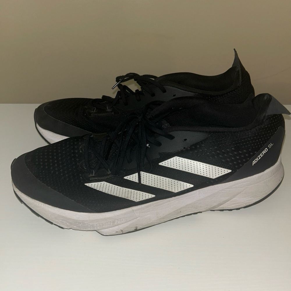 Adidas Adizero SL Lightstrike Running Shoes Black | Men’s Size 13